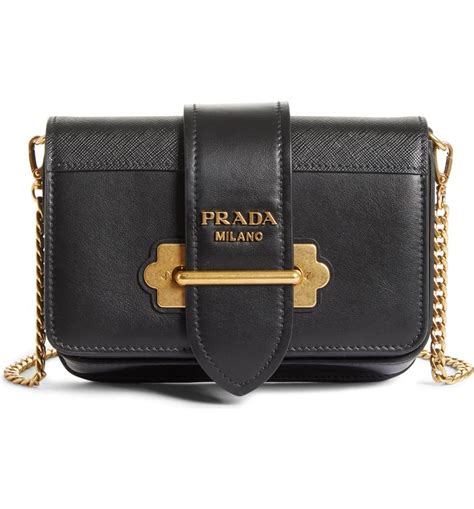 prada cahier leather belt bag|Prada.